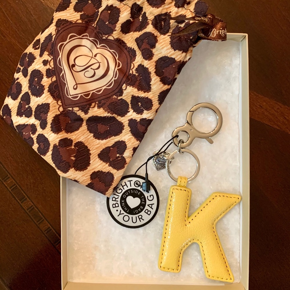Brighton “K” keychain brand new!